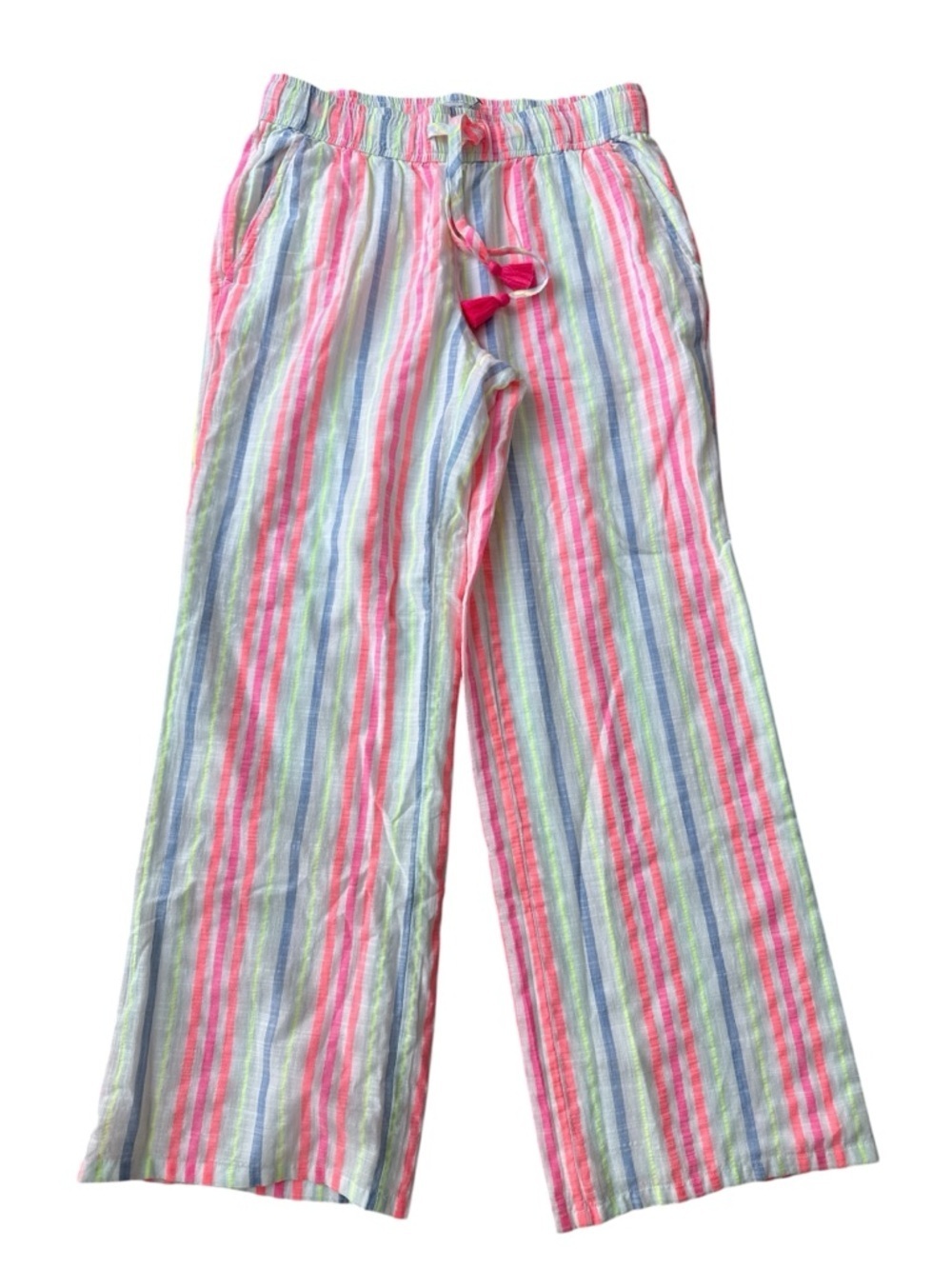 VINEYARD VINES Striped Wide Leg Striped Pants